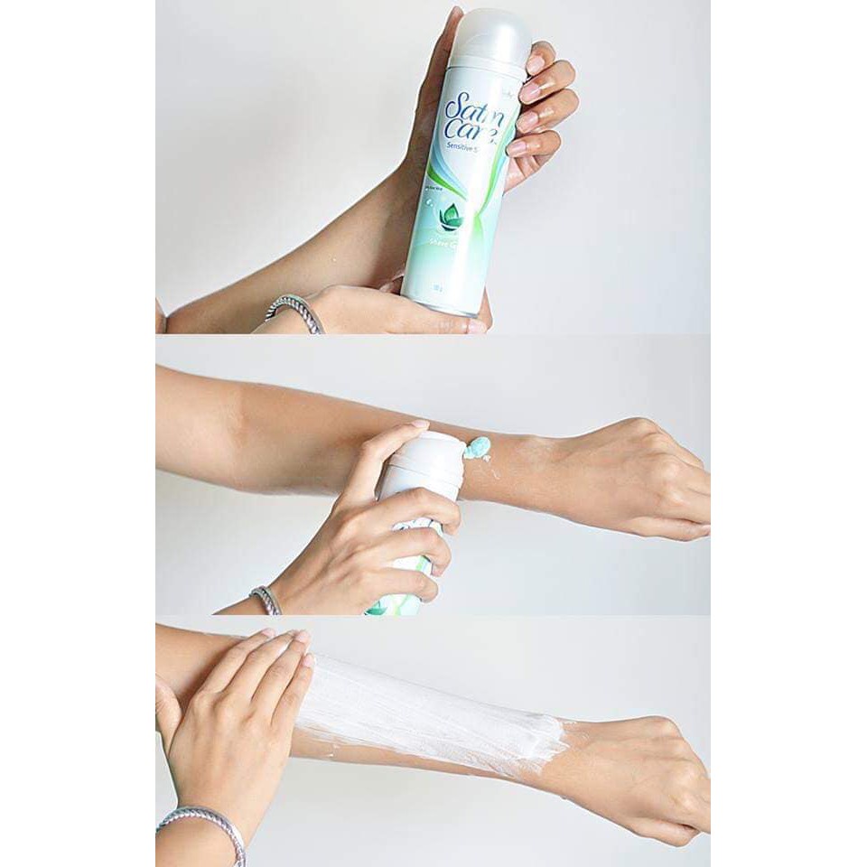 Gel bọt cạo lông Gillette Venus Satin Care Ultra Sensitive Shave Gel | BigBuy360 - bigbuy360.vn