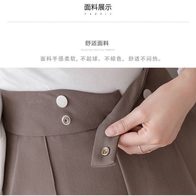 Quần Short Cạp Cao Đính Cúc Chéo Cách Điệu Vải Tuyết Mưa - Kem Shop | BigBuy360 - bigbuy360.vn