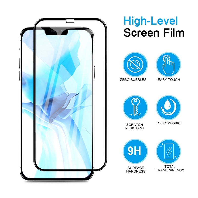 Ốp Điện Thoại Kính Cường Lực Cho iphone 15 13 12 11 14 pro max xr x xs 7 8 6 6s plus