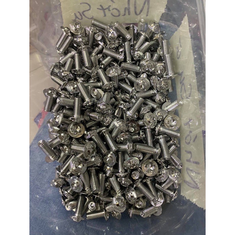 Ốc Salaya 5li , 6li , 8li Dù Phay chuẩn inox 304