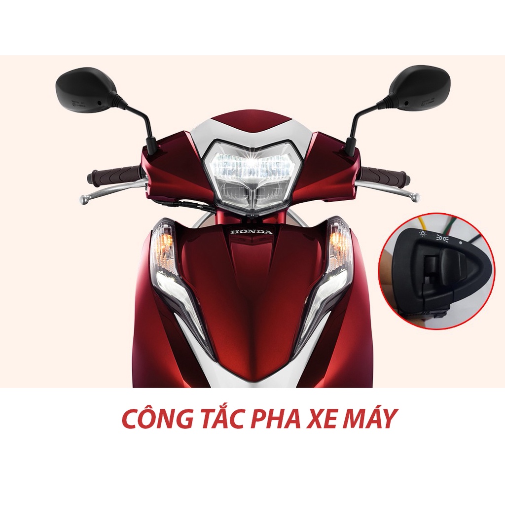 Công tắc tắt đèn pha xe máy Honda đời mới - kèm dây nối