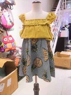 Set 2 chi tiết dứa vàng