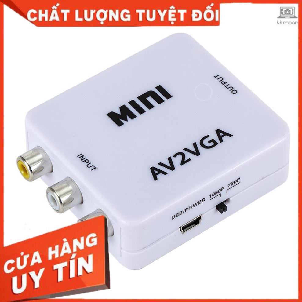 [FreeShip Toàn Quốc] Box Chuyển mini AV Ra VGA