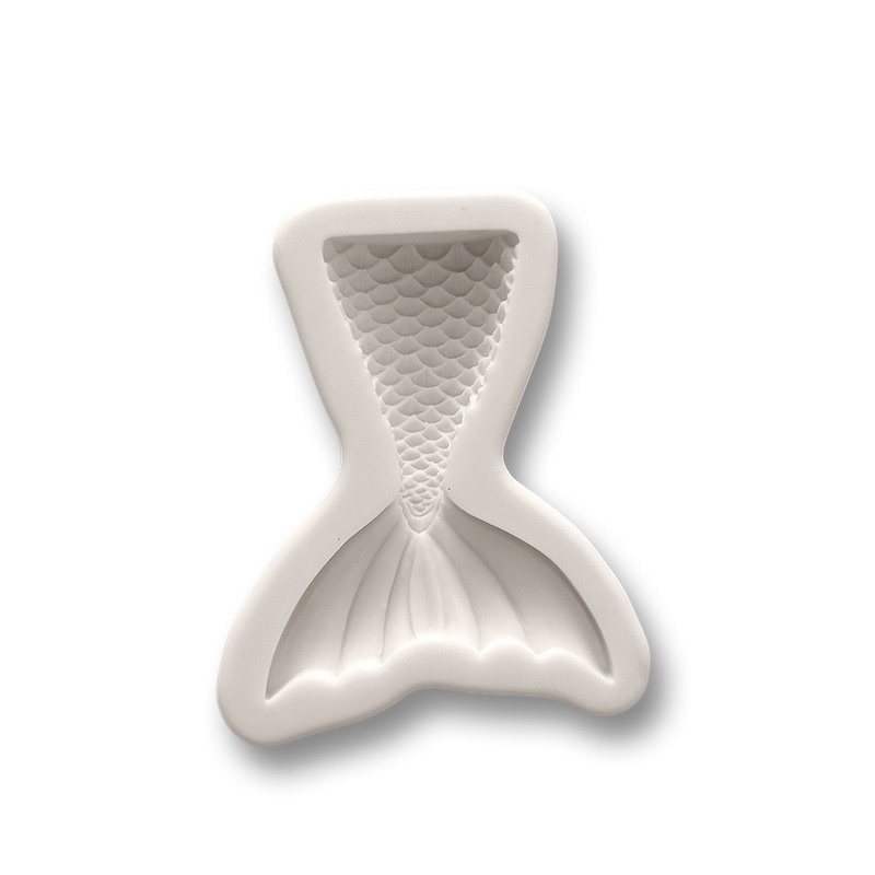 khuôn silicon đuôi cá hàng đẹp trang trí bánh