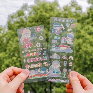 Sticker 39x6cm Bé Gái Honghui