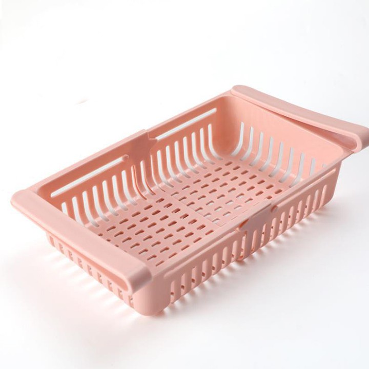 Khay Nhựa Gài Để Đồ Tủ Lạnh Co Giãn Tiện Lợi