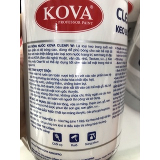 keo bóng  nước kova 1lit