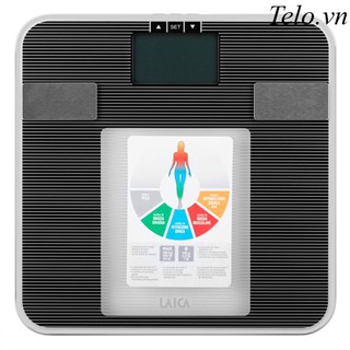 Cân bmi đo tỉ lệ mỡ nước laica ps5008