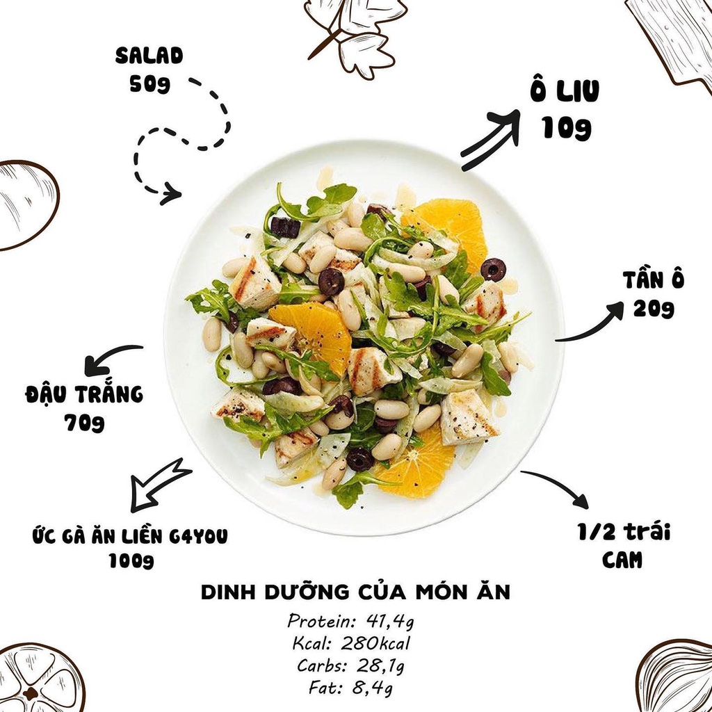 ỨC GÀ ĂN LIỀN EAT CLEAN 100%  100GR ( HÀNG ĐÔNG LẠNH CHỈ NHẬN SHIP NỘI THÀNH HÀ NỘI )