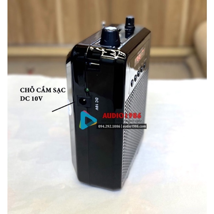 Máy trợ giảng không dây Sony SN-890 UHF có echo vang kết nối bluetooth 5.0 được tặng túi cứng cao cấp