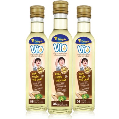 Thùng 12 chai dầu olive mè Tường An Vio chai 250ml