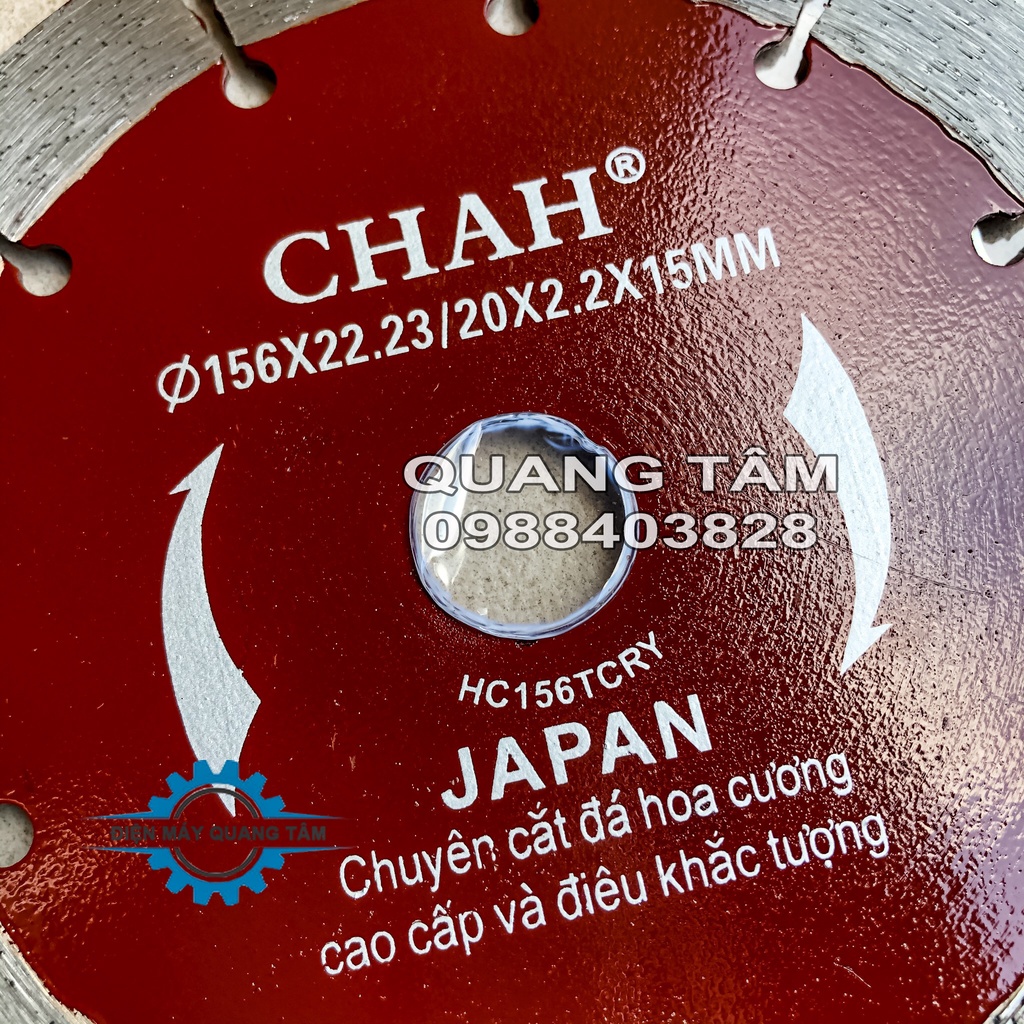 Lưỡi Cắt Bê Tông - Gạch - Đá 156mm CHAH