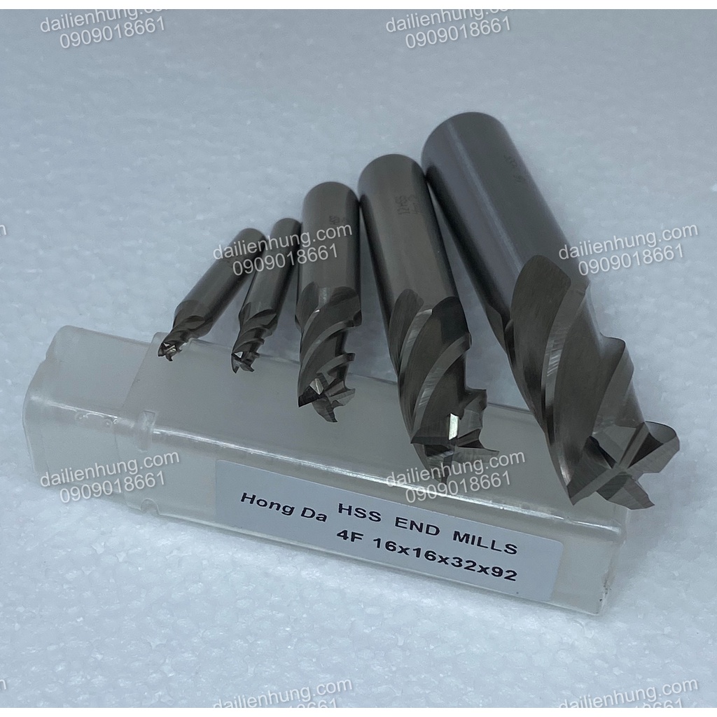 Phay Ngón Endmills thép gió hiệu HONGDA 4me