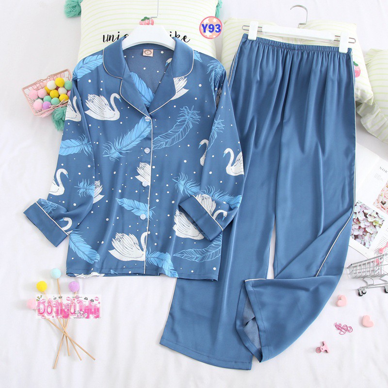 Pijama Lụa Dài Tay Cao Cấp Y93