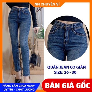 QUẦN JEAN DÀI RÁCH (J65)⚡100% ẢNH THẬT⚡JEAN DÀI NỮ