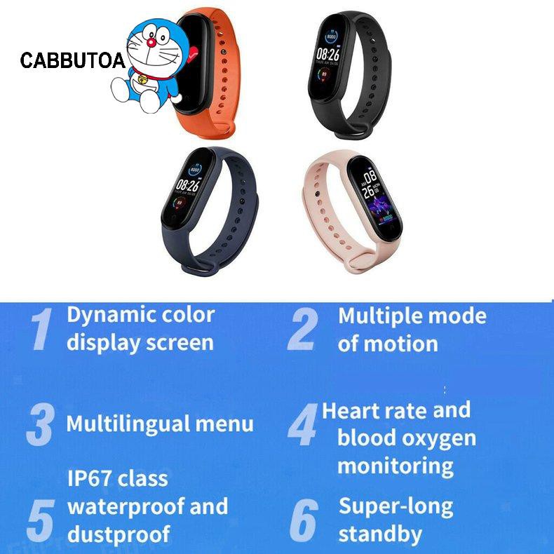 Đồng Hồ Thông Minh Đa Năng Theo Dõi Tình Trạng Sức Khỏe M5