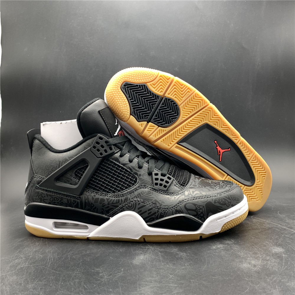 Giày Air Jordan 4 SE Laser Black Gum cực kool - SALE 50% và Miễn Phí Ship