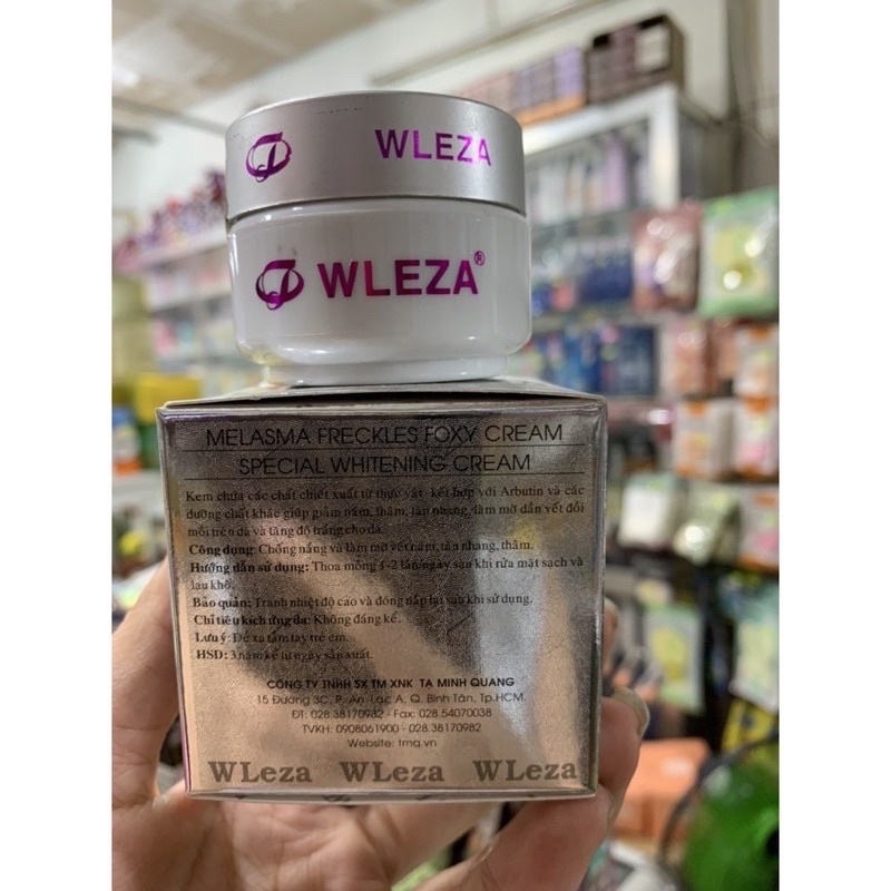 kem wleza hủ bạc 15g