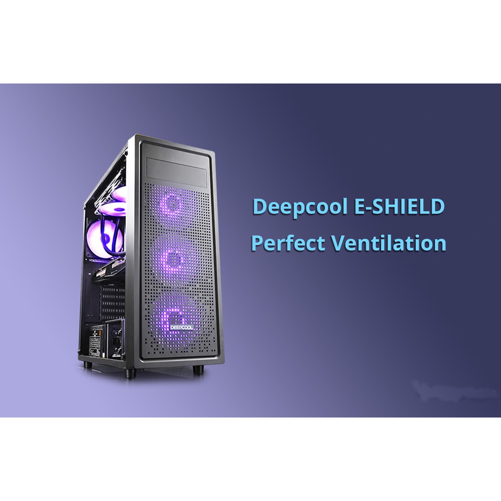 Vỏ Case máy tính DEEPCOOL E-Shield kèm 1 fan