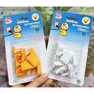 Bịt ổ điện Vuông 10 cái An toàn cho bé và gia đình - HOFACO Hàng Việt Nam Chất Lượng Cao HPG146