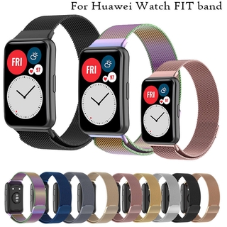 Dây đeo Inox Milanese dành cho đồng hồ thông minh Huawei Watch Fit strap