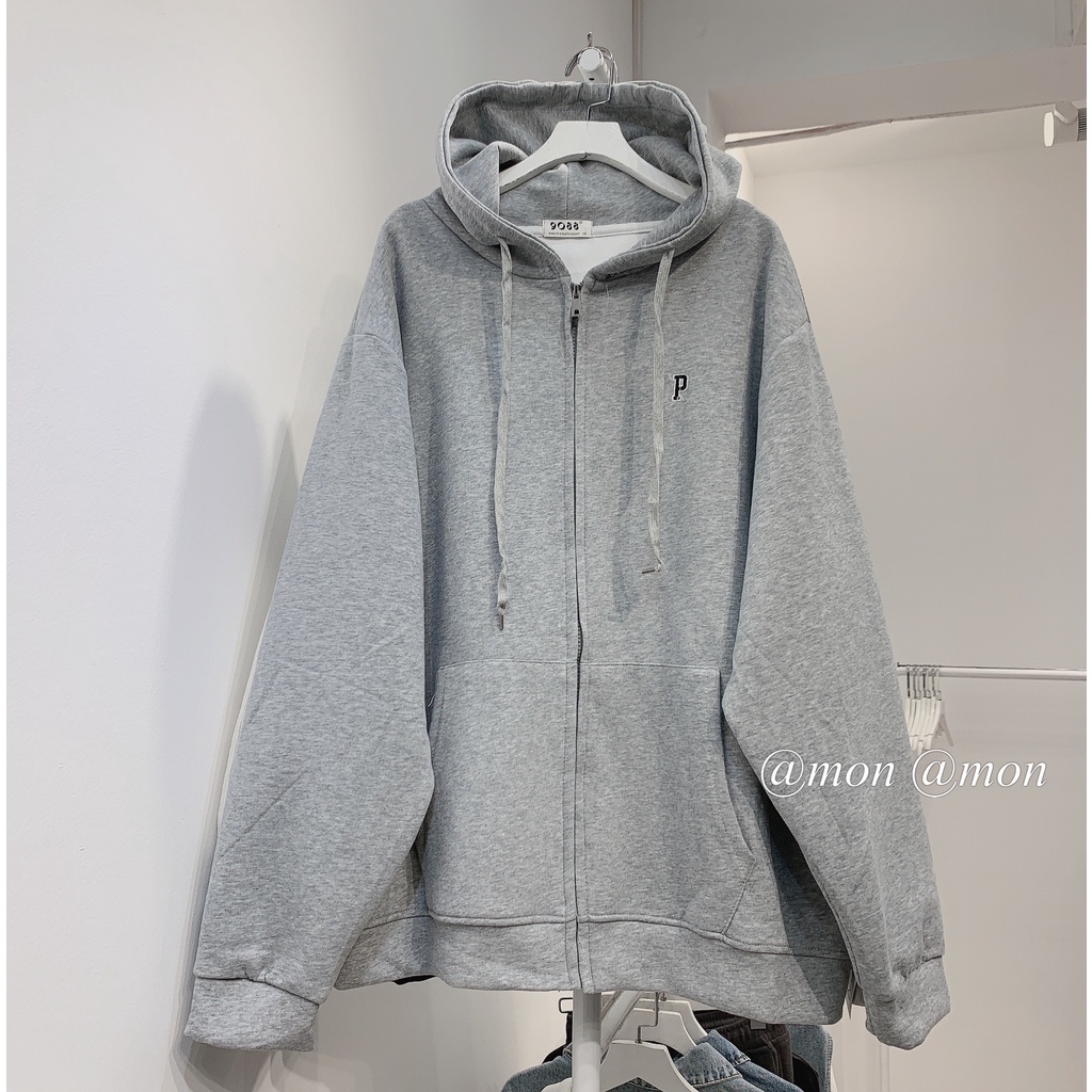 210702 Áo hoodie zip nỉ nhung, nỉ xốp - áo hoodie nỉ nam nữ thời trang ulzzang form rộng dài chùm mông | BigBuy360 - bigbuy360.vn