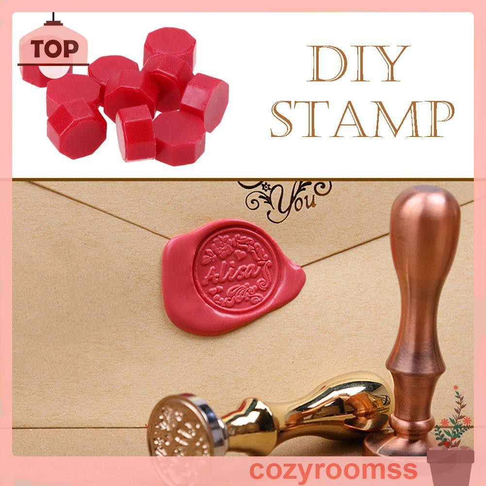 Cozyroomss 100pcs / Lot Retro Octagon Sealing Wax Seal