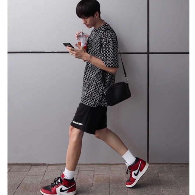 Áo phông ngắn tay chính hãng Mikenco MONOGRAM unisex