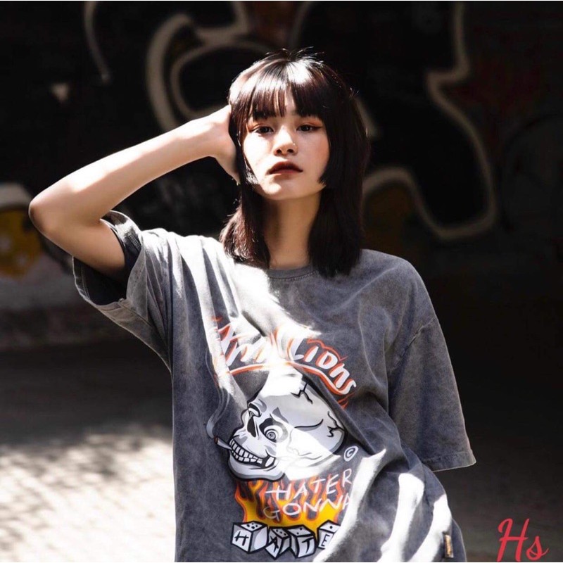Áo phông đầu lâu Hate HS47