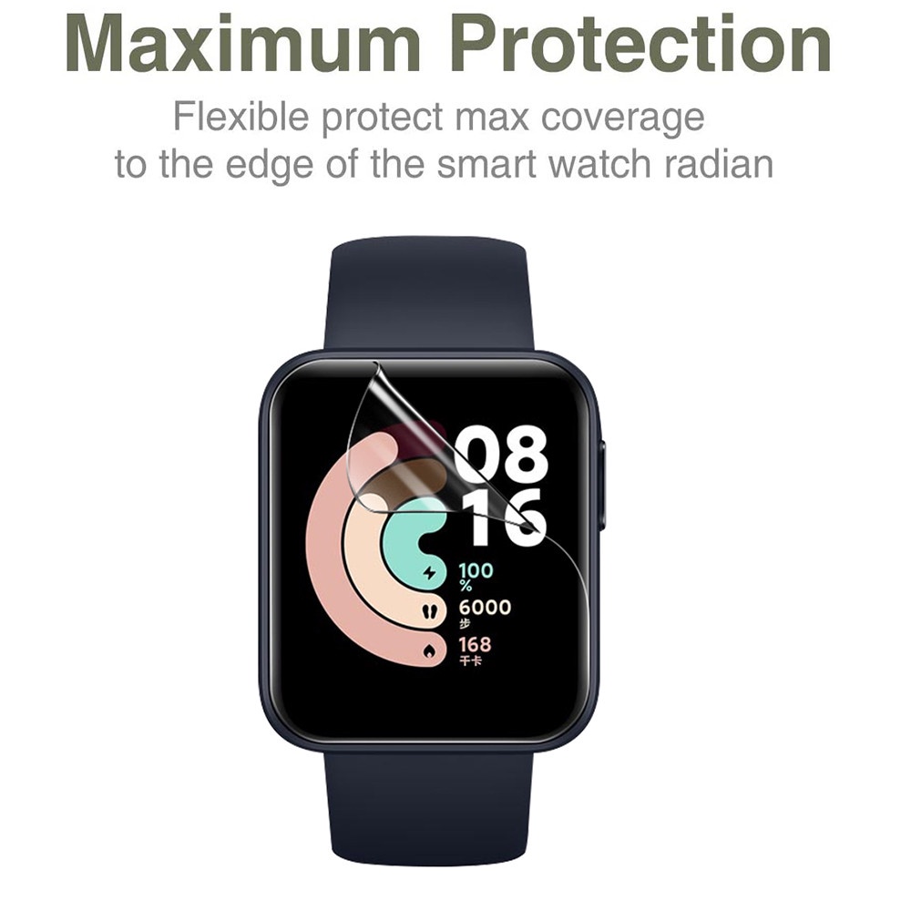 Set 6 miếng dán bảo vệ màn hình đồng hồ thông minh Xiaomi Redmi Watch 2 Watch2 MiWatch Lite 9D
