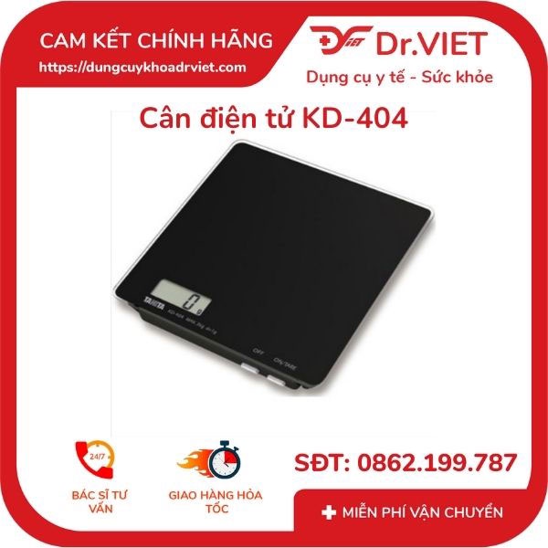 CÂN ĐIỆN TỬ TANITA KD404 (NHỎ GỌN DÙNG ĐỂ CÂN THỰC  PHẨM, CÂN LÀM BÁNH) - DR VIET