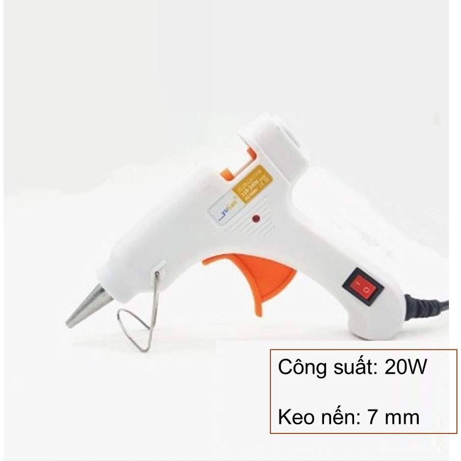 Súng Bắn Keo Nến Silicon Máy 20W (tặng kèm 2 keo nến)