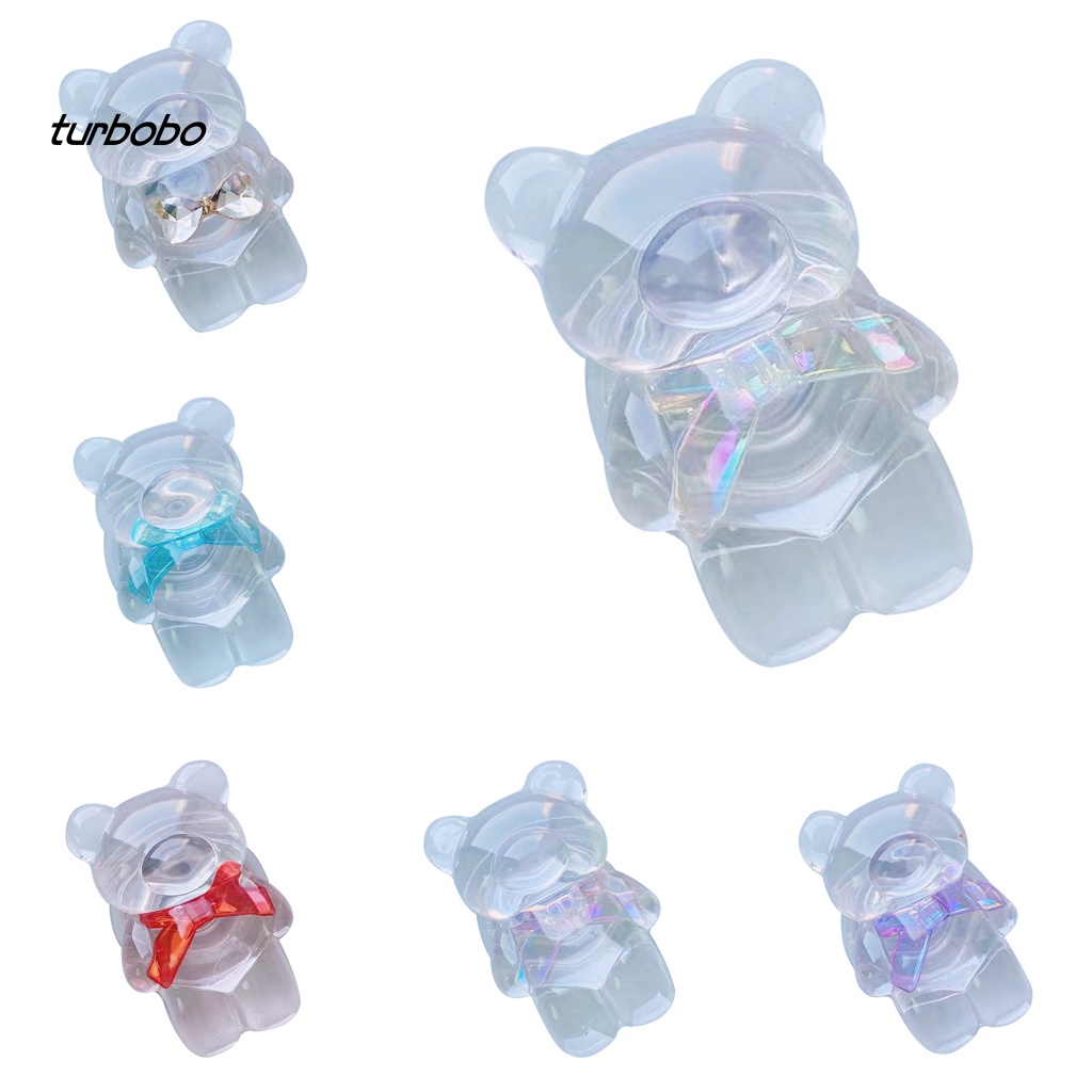 Turbobo Giá Đỡ Điện Thoại Di Động Hình Gấu Hoạt Hình Bền Bỉ Trang Trí Cho Xem TV