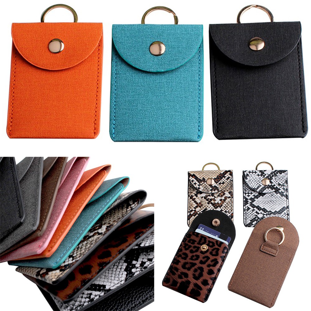 Túi da PU để thẻ tín dụng thẻ đi xe buýt cho học sinh