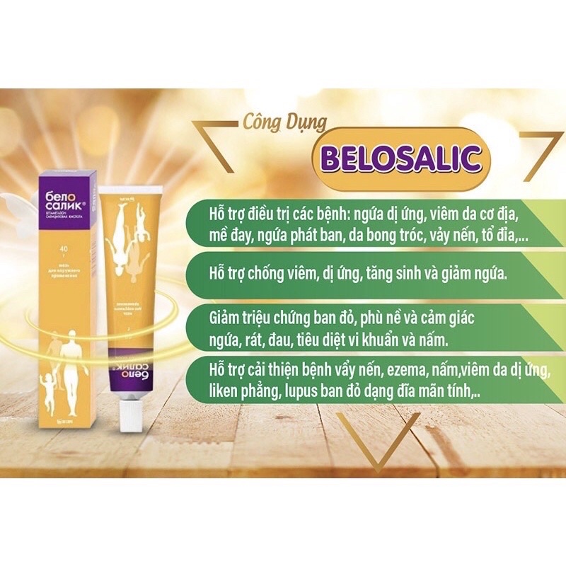 Kem bôi da cơ địa Bel Nga Đỏ Vàng