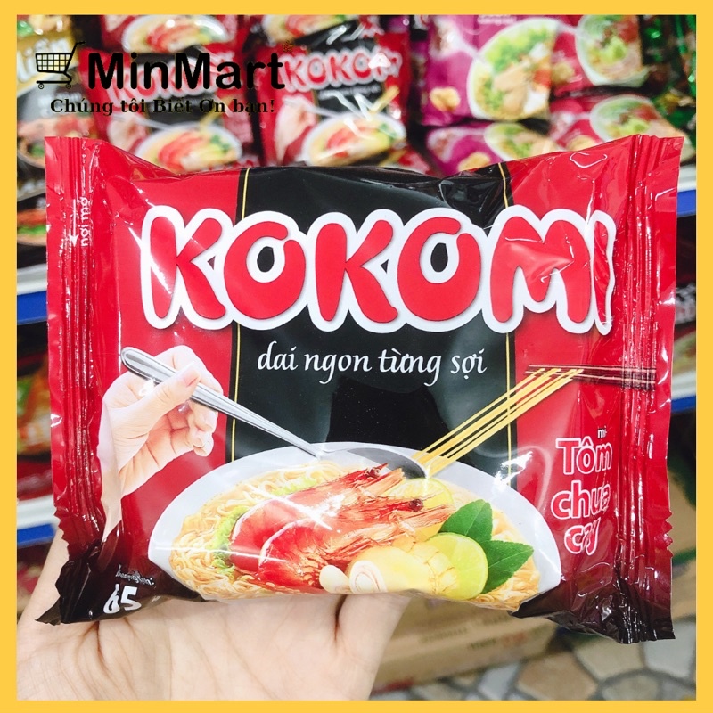 Combo 5 Gói Mì Kokomi Tôm Chua Cay (5*65g)