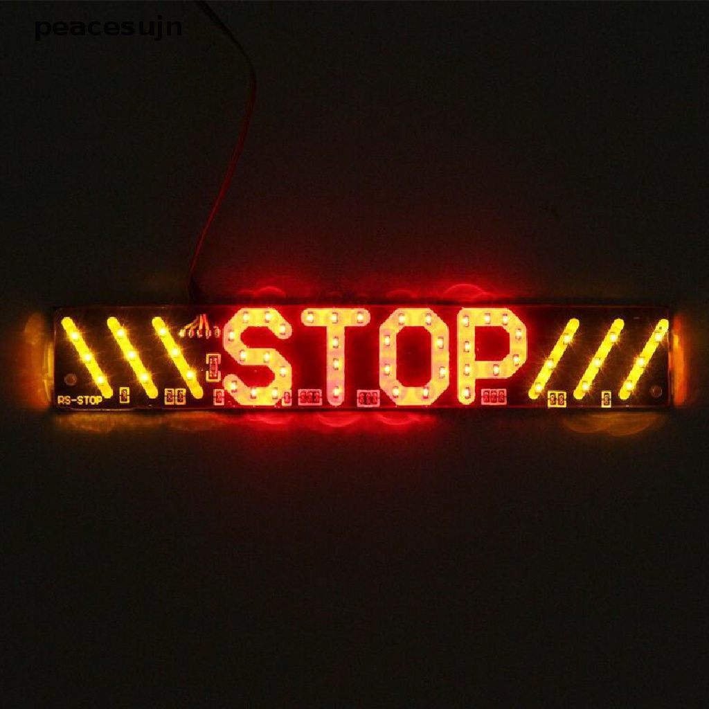 (hot*) 51 LED Motorcycle Rear Tail Stop Brake Turn Signal License Plate Light DRL Lamp peacesujn