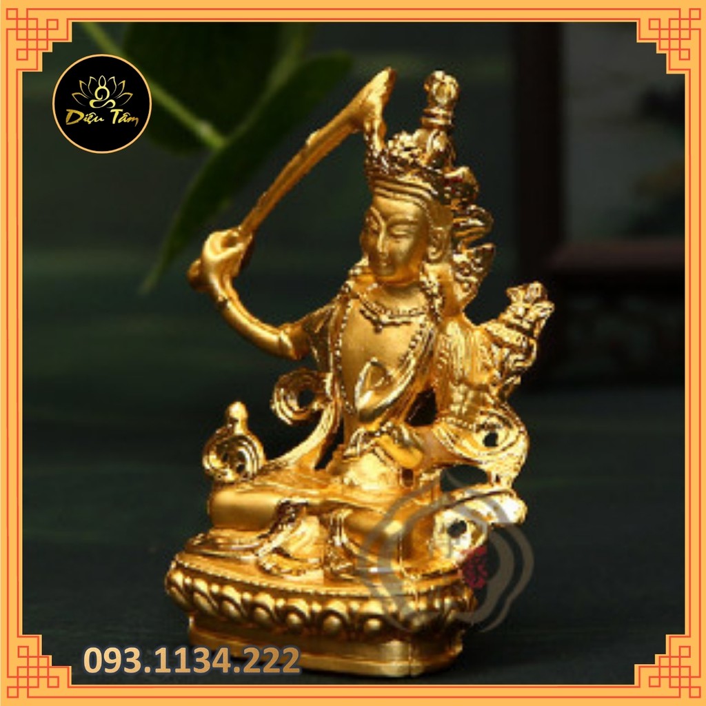 Tượng phật tượng mật tông Bồ Tát Văn Thù Sư Lợi 8cm
