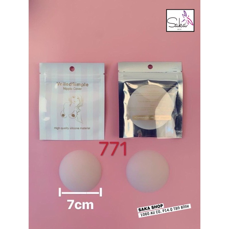 Miếng dán ngực silicon tàn hình