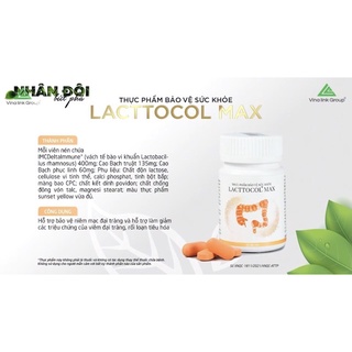 [CHÍNH HÃNG] LACTTOCOL MAX Hổ Trợ Bao Tử của Vinalink Group