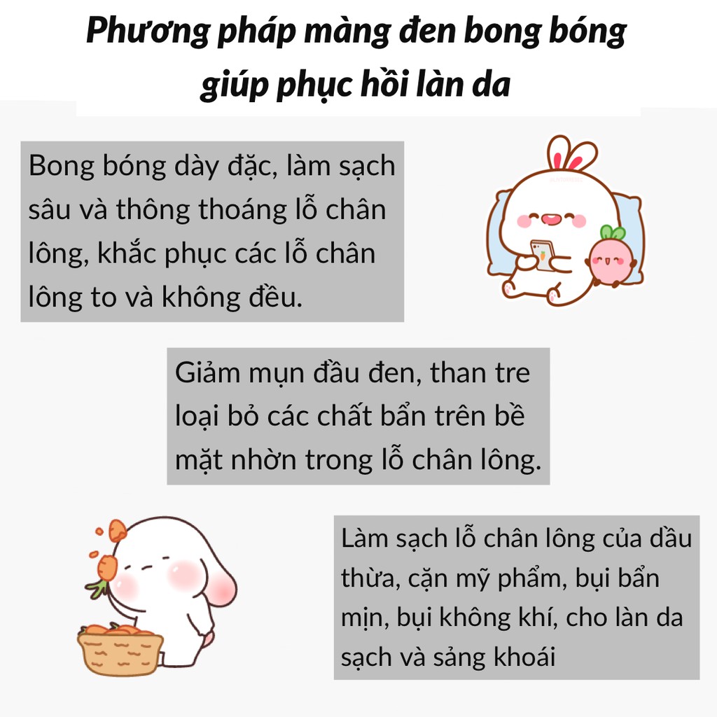 Mặt Nạ Than Hoạt Tính Sủi Bọt Cao Cấp Hãng Images Kiềm Dầu Giảm Mụn Tẩy Da Chết