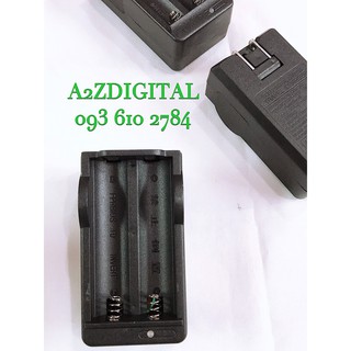 BỘ SẠC PIN SẠC CELL 18650 SẠC ĐƯỢC 2 CỤC PIN CÙNG LÚC