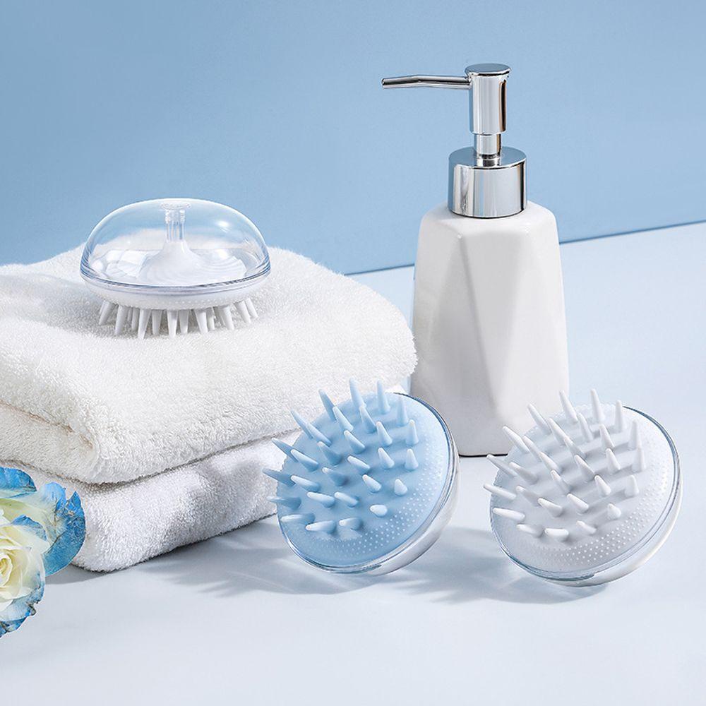 Bàn Chải Silicone Massage Da Đầu Khi Tắm