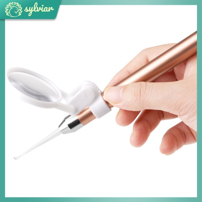 Dụng Cụ Lấy Ráy Tai Có Đèn Dạ Quang Chăm Sóc Vệ Sinh Tai Cho Bé