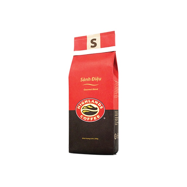 Cà Phê Rang Xay Sành Điệu Highlands Coffee 200g/gói