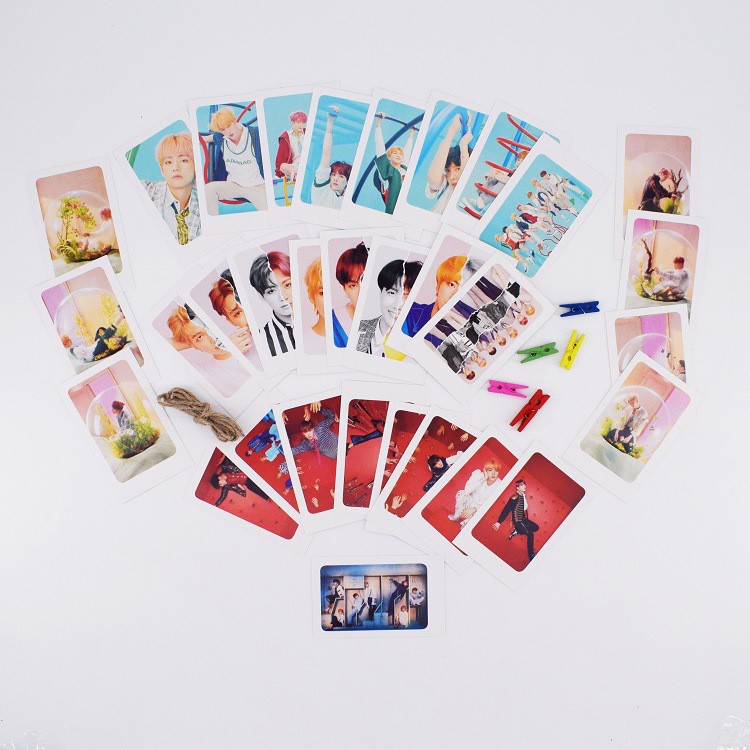 Lomo BTS Love Yourself Answer bộ ảnh hộp 30 ảnh thẻ hình nhóm nhạc idol Hàn quốc