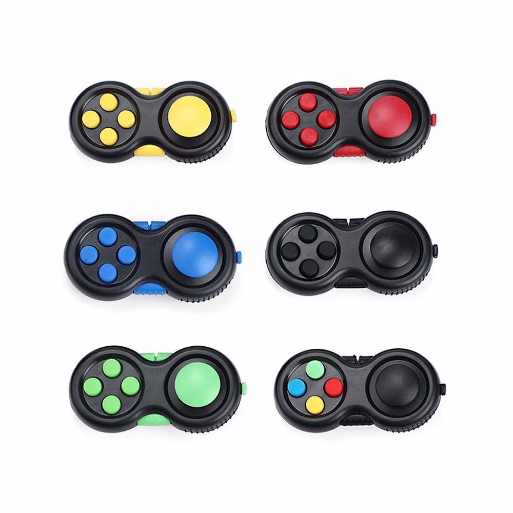 LILYES Controller Gamepad Decompression Toy Hands Anxiety The Stress Relieve Figet Toys Children Adults Toy Handle Fidget Pad Gamepad Toy Relaxing The Tight Fingers Keychain Fidget Toy Reduce Anxiety Gamepad Is Used To Relieve/Multicolor