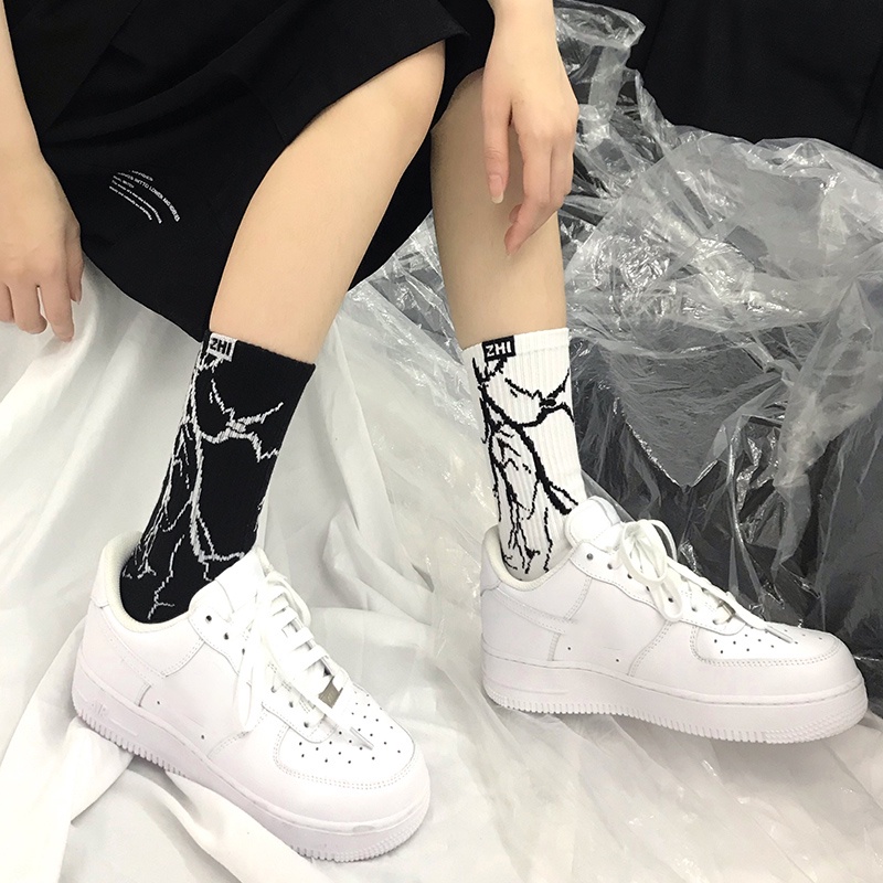 Vớ Dài harajuku Hàn Quốc Vui Nhộn Sáng Tạo Phong Cách hip hop Đường Phố Vui Nhộn unisex