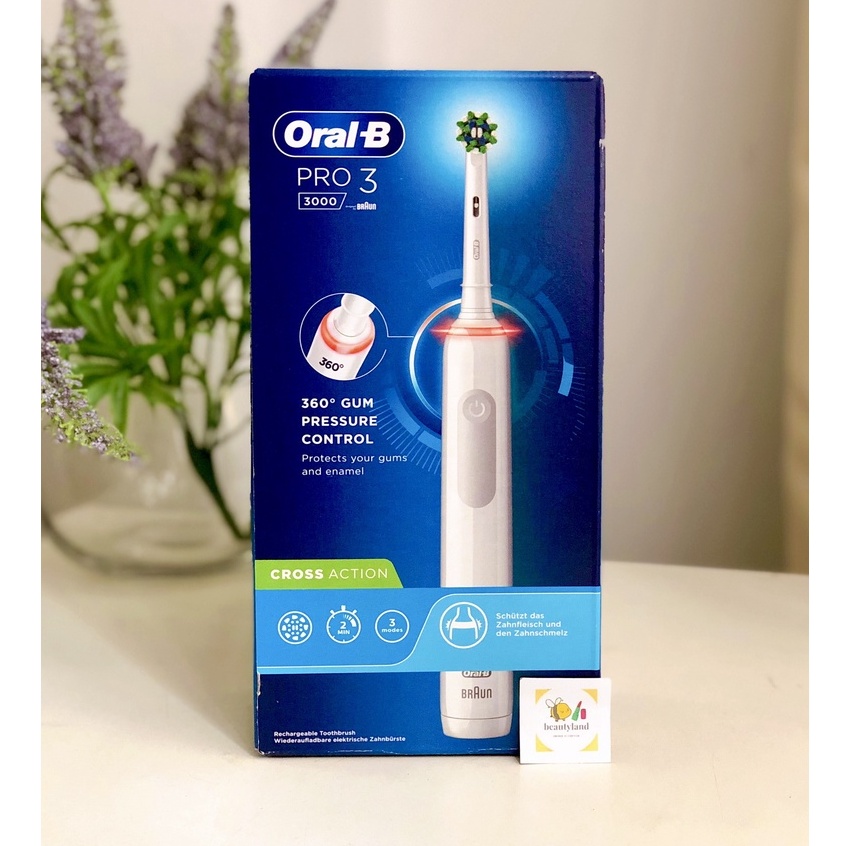 Bàn chải điện Oral B pro 3 3000 Mẫu Mới