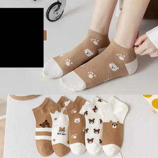Vớ gấu nâu nữ set 5 đôi